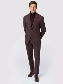 Antique Rogue Red Herringbone Tweed Jacket