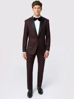 Antique Rogue Red Texture Dinner Jacket
