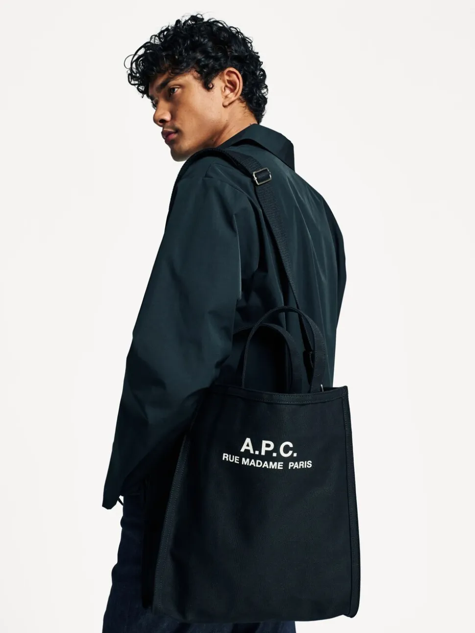 A.P.C. Black Recovery Bag