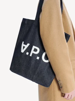 A.P.C Black Tote Laure Bag