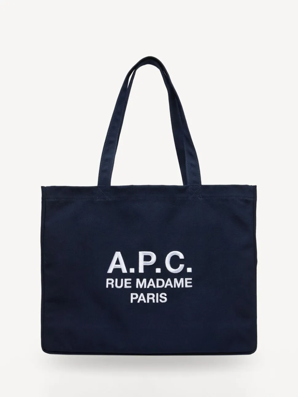 A.P.C. Blue Diane Rue Madame Shopping Bag