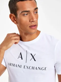 Armani Exchange Logo 100% Cotton T-Shirt