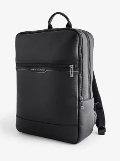 Armani Exchange Logo Black Backpack