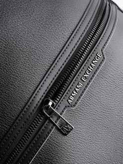 Armani Exchange Logo Black Backpack