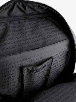 Armani Exchange Logo Black Backpack