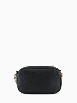 Armani Exchange Logo Messenger Black Bag