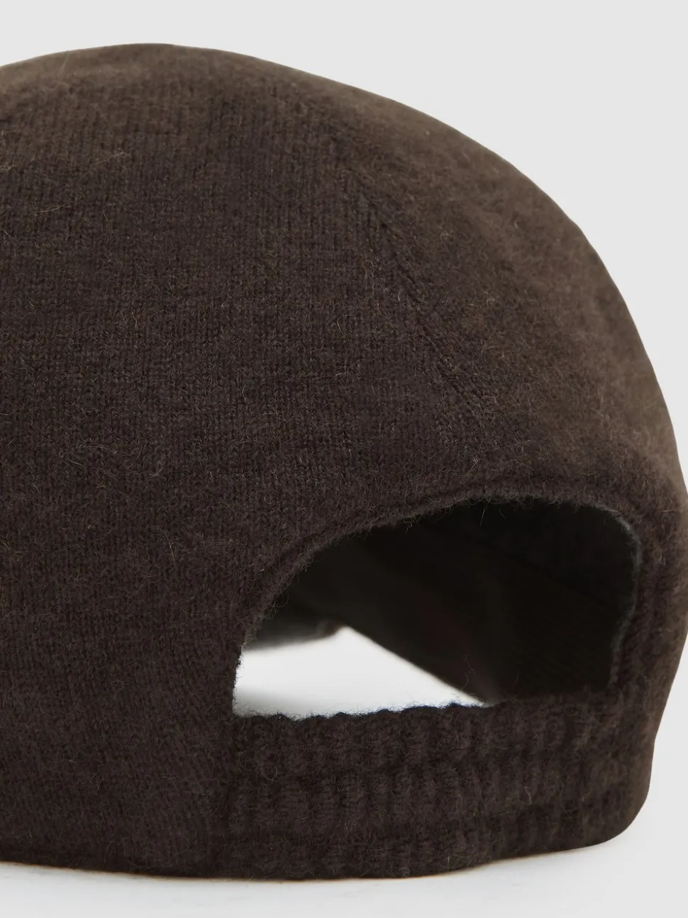 Atelier Chocolate Brown Blake Atelier 100% Cashmere Cap