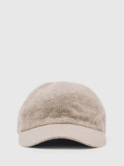 Atelier Oatmeal Melange Blake Atelier 100% Cashmere Cap
