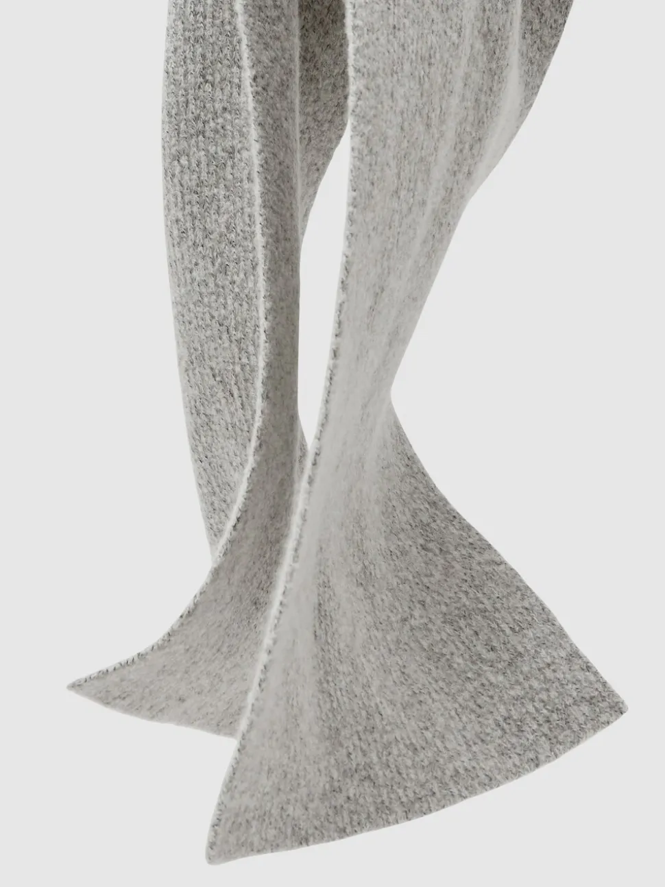 Atelier Soft Grey Melange Metcalf Atelier Cashmere-Blend Flecked Scarf