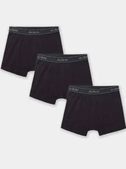 Aubin Chancel Black Boxers 3 Pack