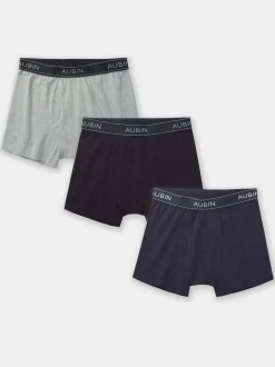 Aubin Chancel Black Boxers 3 Pack