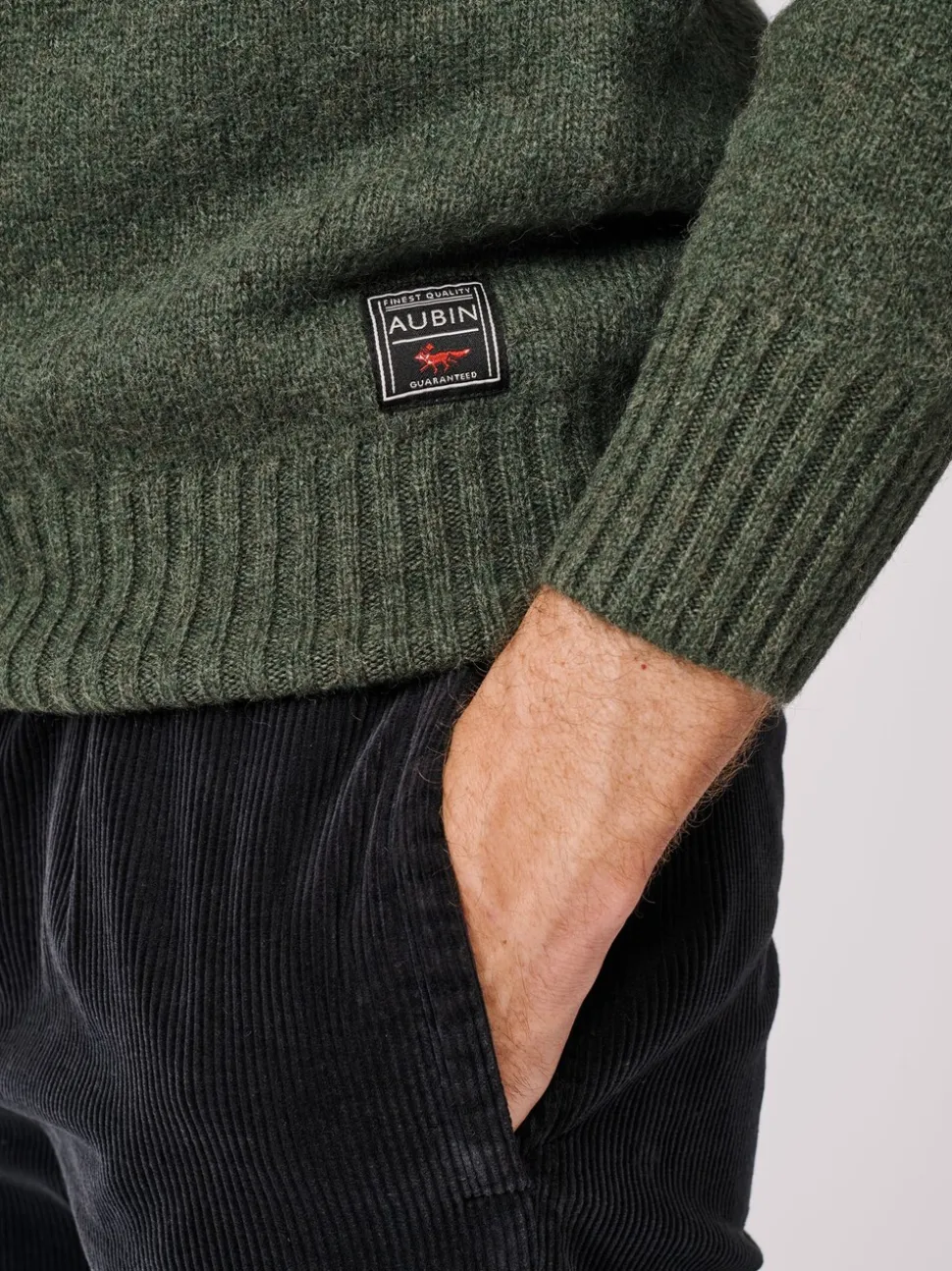 Aubin Prestwick Shetland Crew Jumper