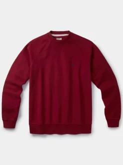 Aubin Red Ash Crew Neck 100% Cotton Jumper