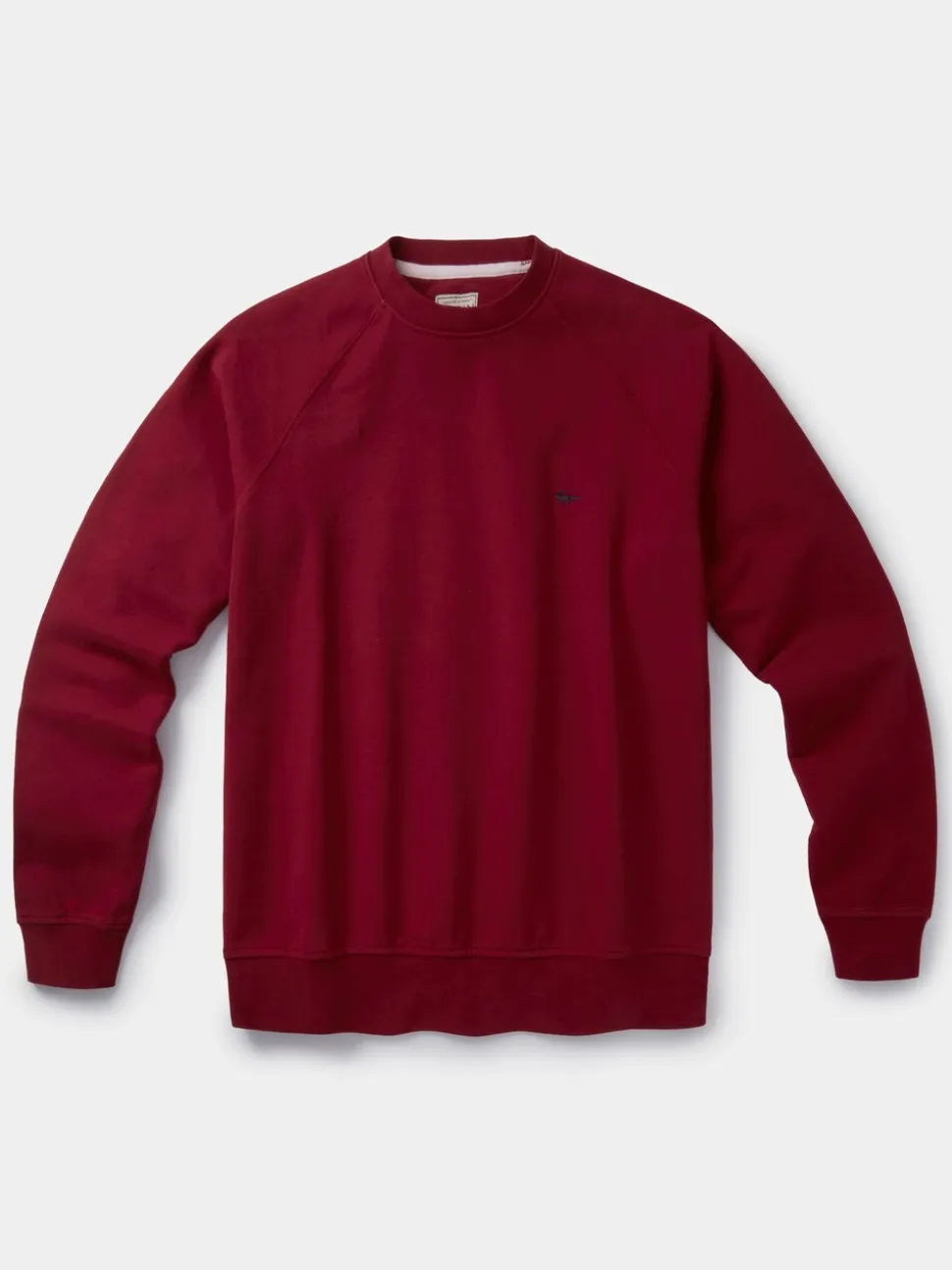 Aubin Red Ash Crew Neck 100% Cotton Jumper