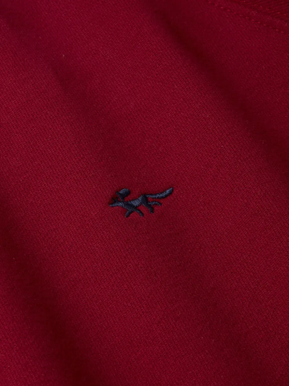 Aubin Red Ash Crew Neck 100% Cotton Jumper
