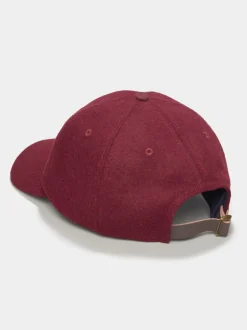 Aubin Red Harrier Flannel Wool Cap
