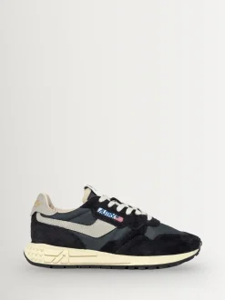 Autry Black Mans Reelwind Low Trainers