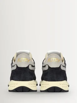 Autry Black Mans Reelwind Low Trainers