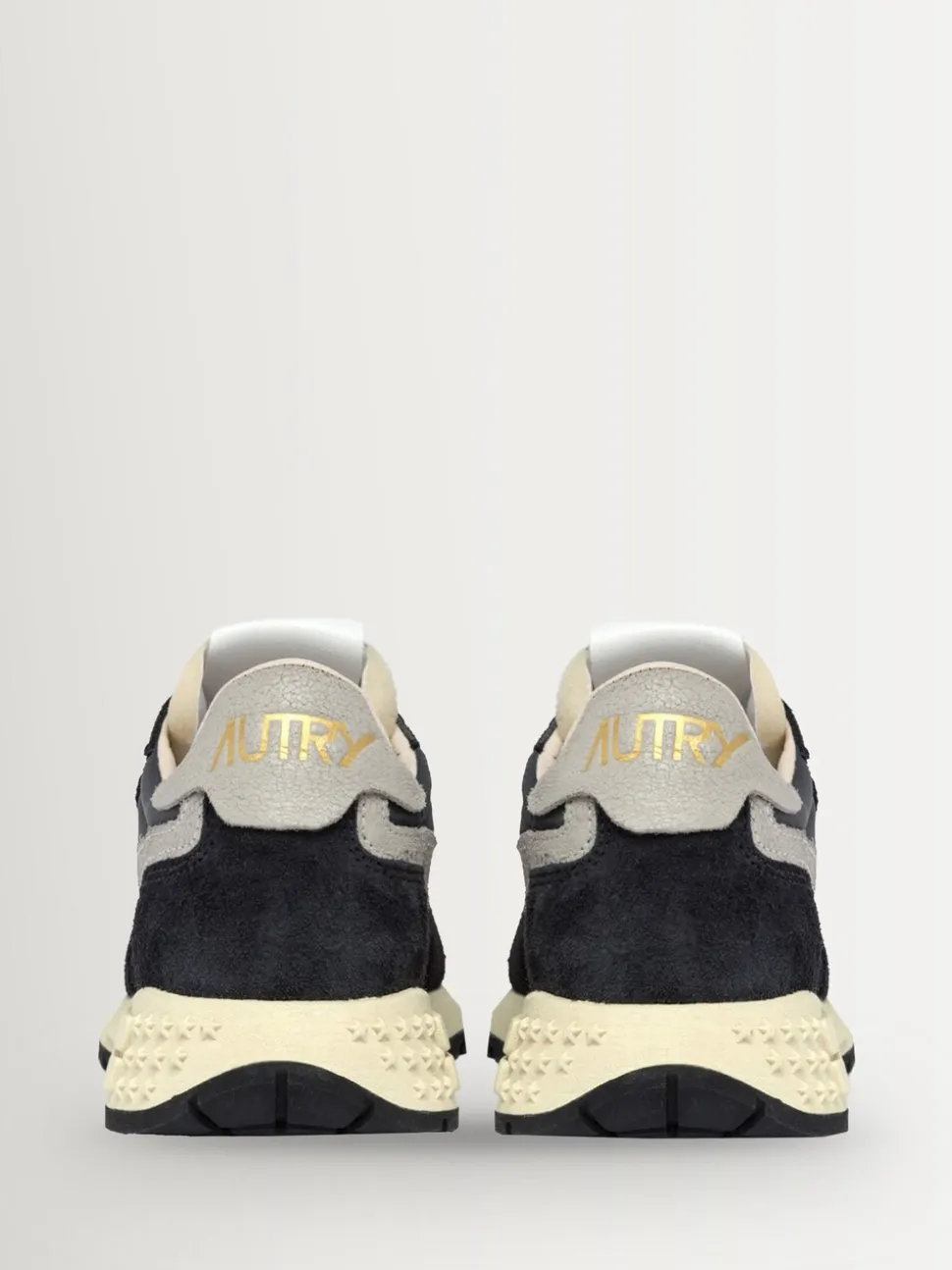 Autry Black Mans Reelwind Low Trainers