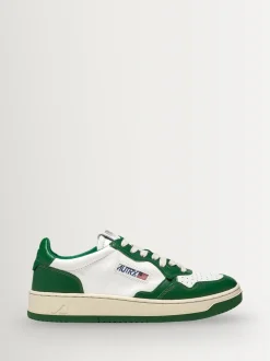 AUTRY Green Mans Medalist Low Trainers