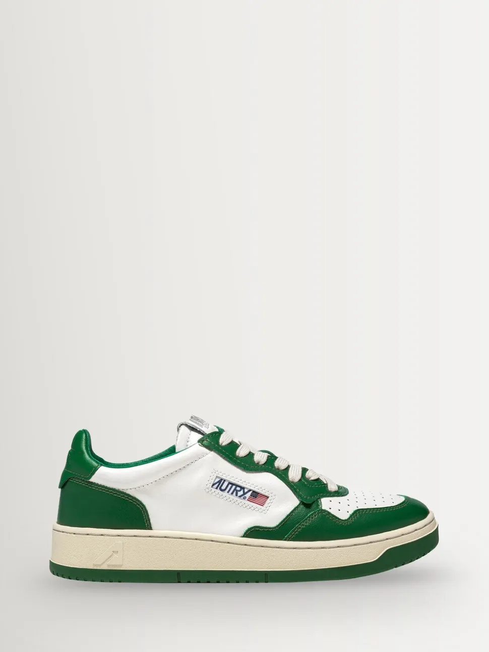 AUTRY Green Mans Medalist Low Trainers
