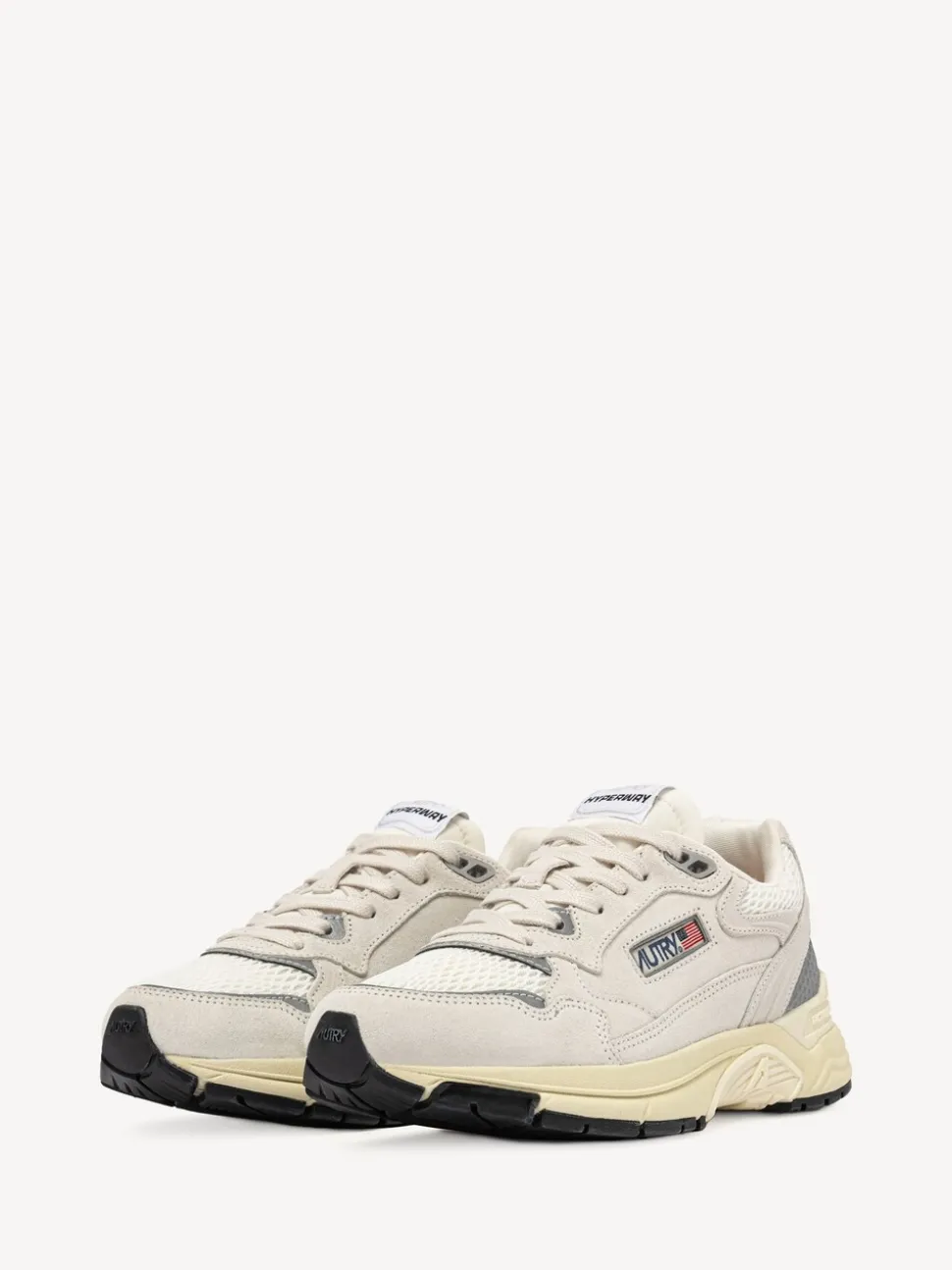 AUTRY Grey Hyperway Low Top Trainers
