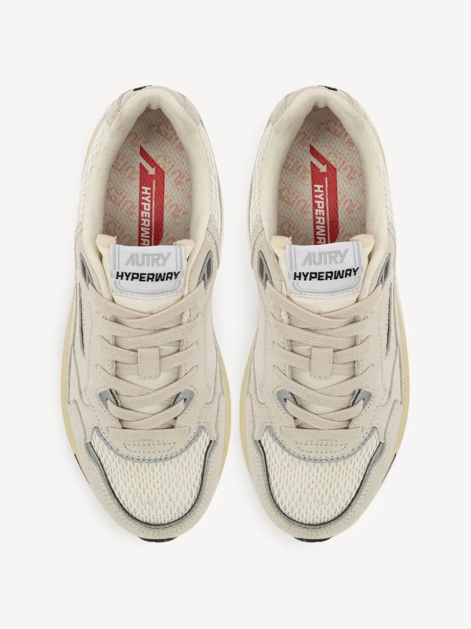 AUTRY Grey Hyperway Low Top Trainers