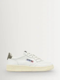 AUTRY White Mans Medalist Low Trainers