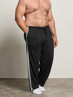 BadRhino Big & Tall Black Jersey Lounge Joggers