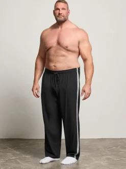BadRhino Big & Tall Black Jersey Lounge Joggers
