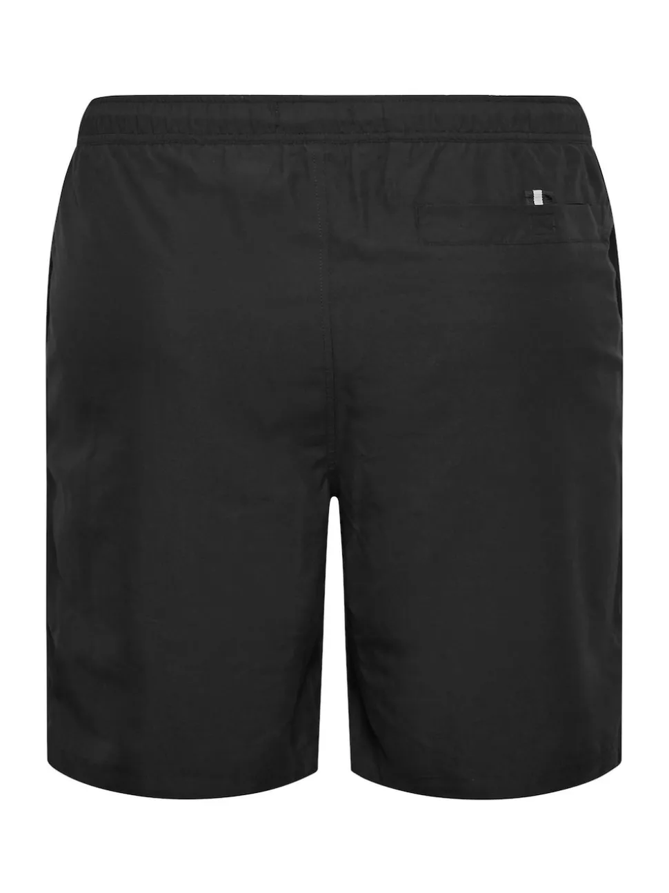 BadRhino Big & Tall Black Plain Swimshorts