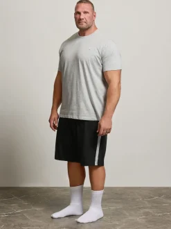 BadRhino Big & Tall Black Jersey Lounge Shorts