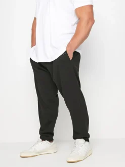 BadRhino Big & Tall Black 100% Cotton Essential Joggers
