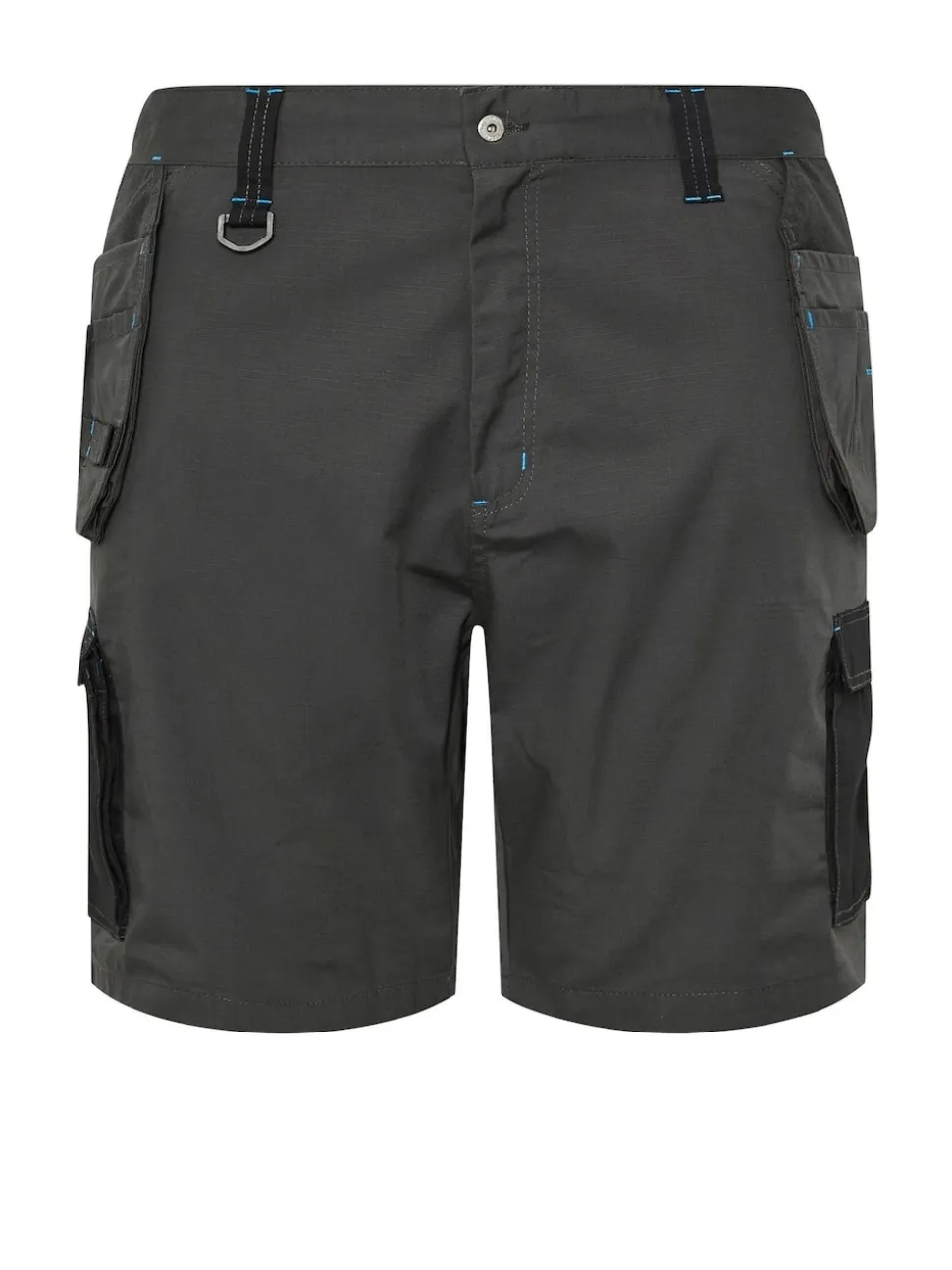 BadRhino Big & Tall Black Workwear Cargo Shorts