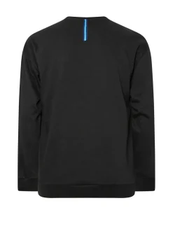 BadRhino Big & Tall Black Workwear Crewneck Sweatshirt