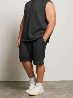 BadRhino Big & Tall Black Joggers Shorts