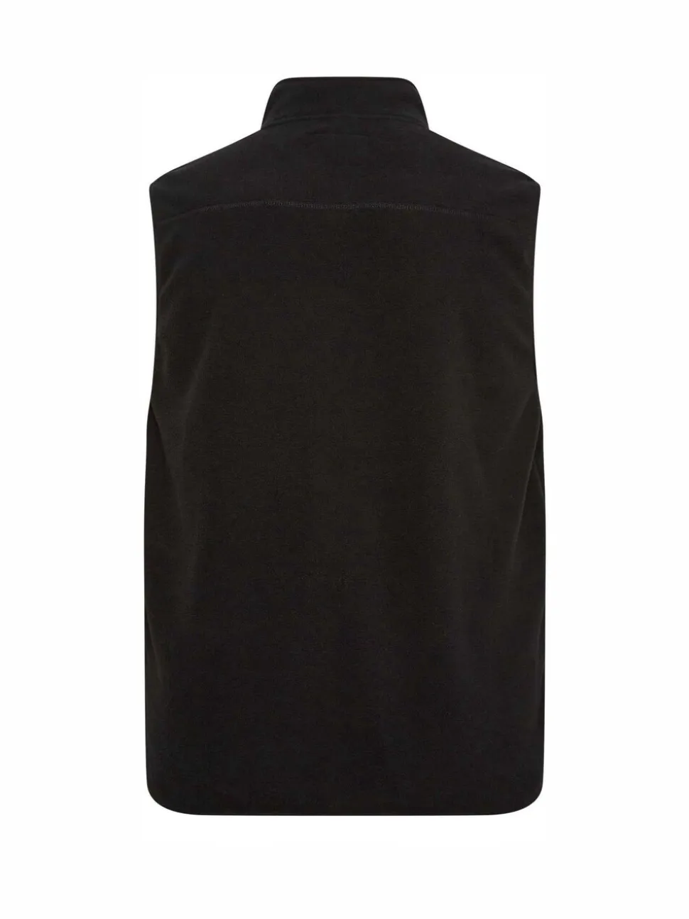 BadRhino Big & Tall Black Fleece Pocket Gilet