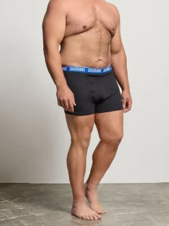 BadRhino Big & Tall Black Multi-Colour Boxers 5 Pack