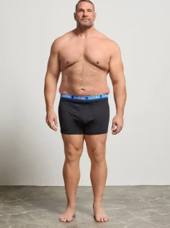 BadRhino Big & Tall Black Multi-Colour Boxers 5 Pack