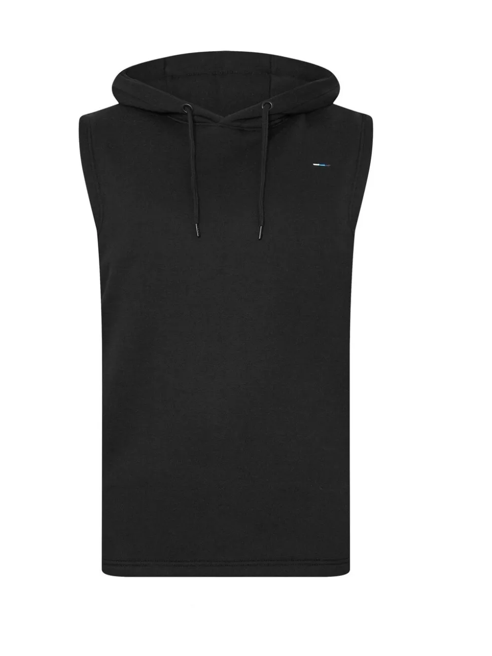 BadRhino Big & Tall Black Sleeveless Hoodie