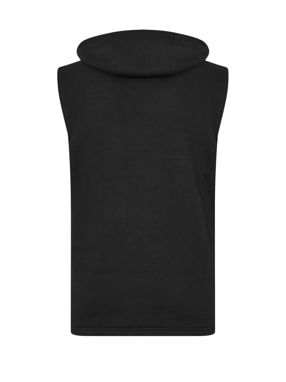 BadRhino Big & Tall Black Sleeveless Hoodie