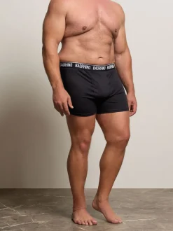 BadRhino Big & Tall Black Tall Black Boxers 5-Pack