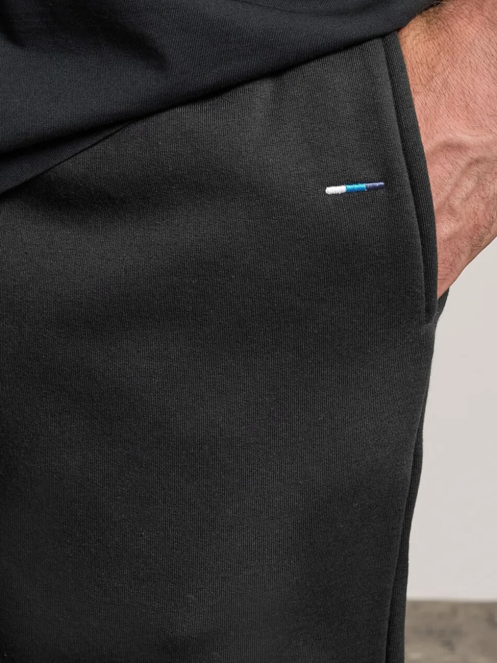 BadRhino Big & Tall Black Open Hem Joggers