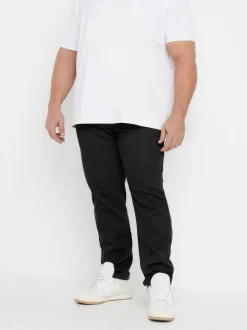 BadRhino Big & Tall Black Super Stretch Knitted Denim Jeans