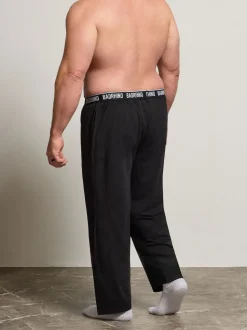 BadRhino Big & Tall Black Loungewear Trousers