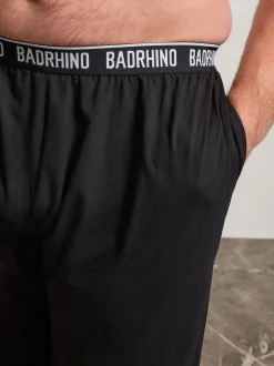 BadRhino Big & Tall Black Loungewear Trousers