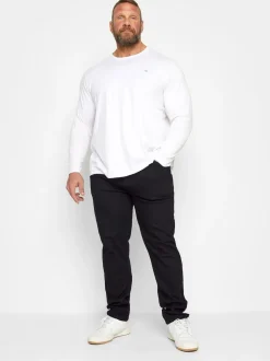 BadRhino Big & Tall Black Stretch Leg Jeans