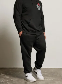BadRhino Big & Tall Black Dragon Joggers