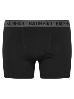 BadRhino Big & Tall Black Boxers 5 Pack