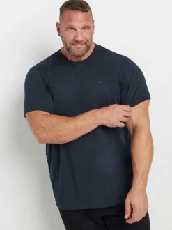 BadRhino Big & Tall Blue 100% Cotton T-Shirts 5 Pack